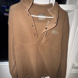 Drake Men's Zip Up Brown Sweater